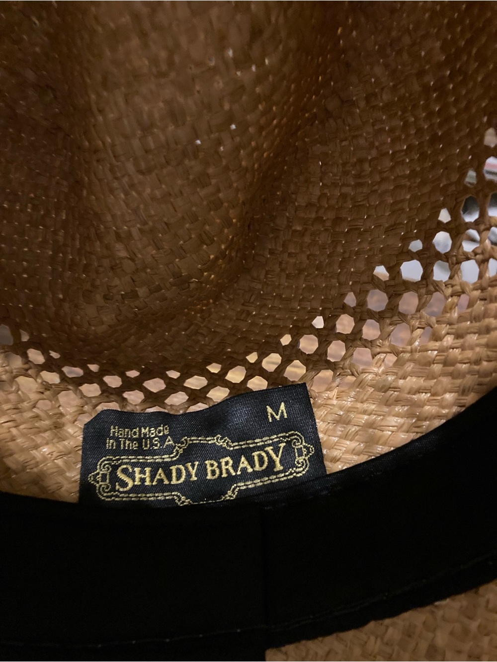 Vintage Shady Brady Dallas straw cowboy hat - Picture 5 of 7